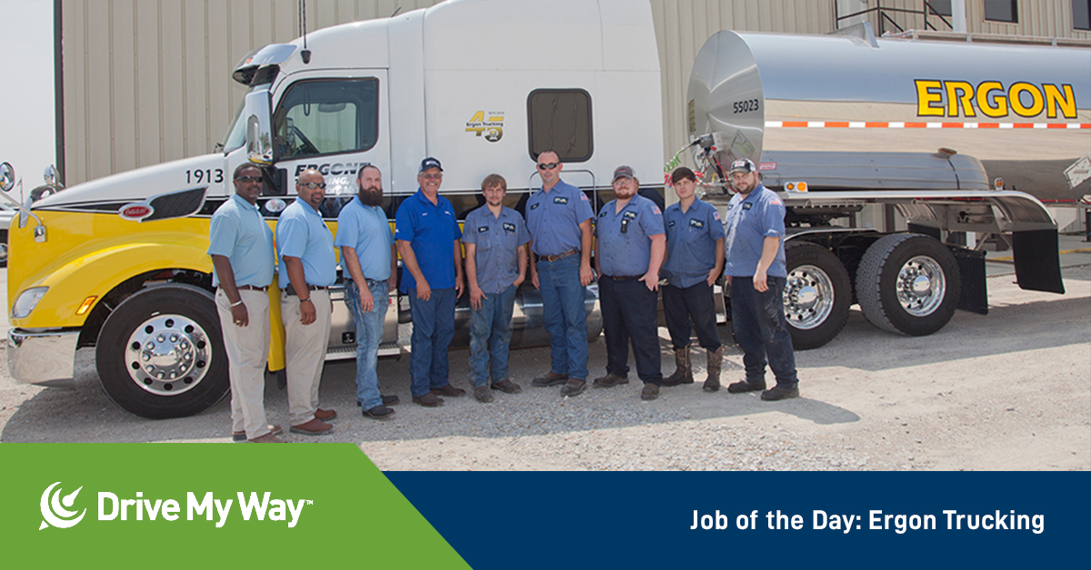 Job Of The Day: Ergon Trucking Inc - Drive My Way